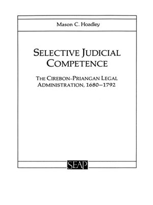 cover image of Selective Judicial Competence